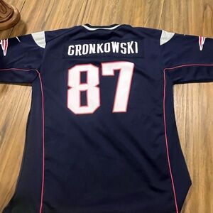 NFL Navy Blue Jersey with Silver Accents